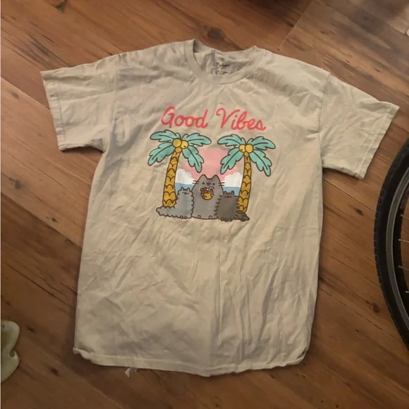 Pusheen good vibes shirt - Picture 2 of 2